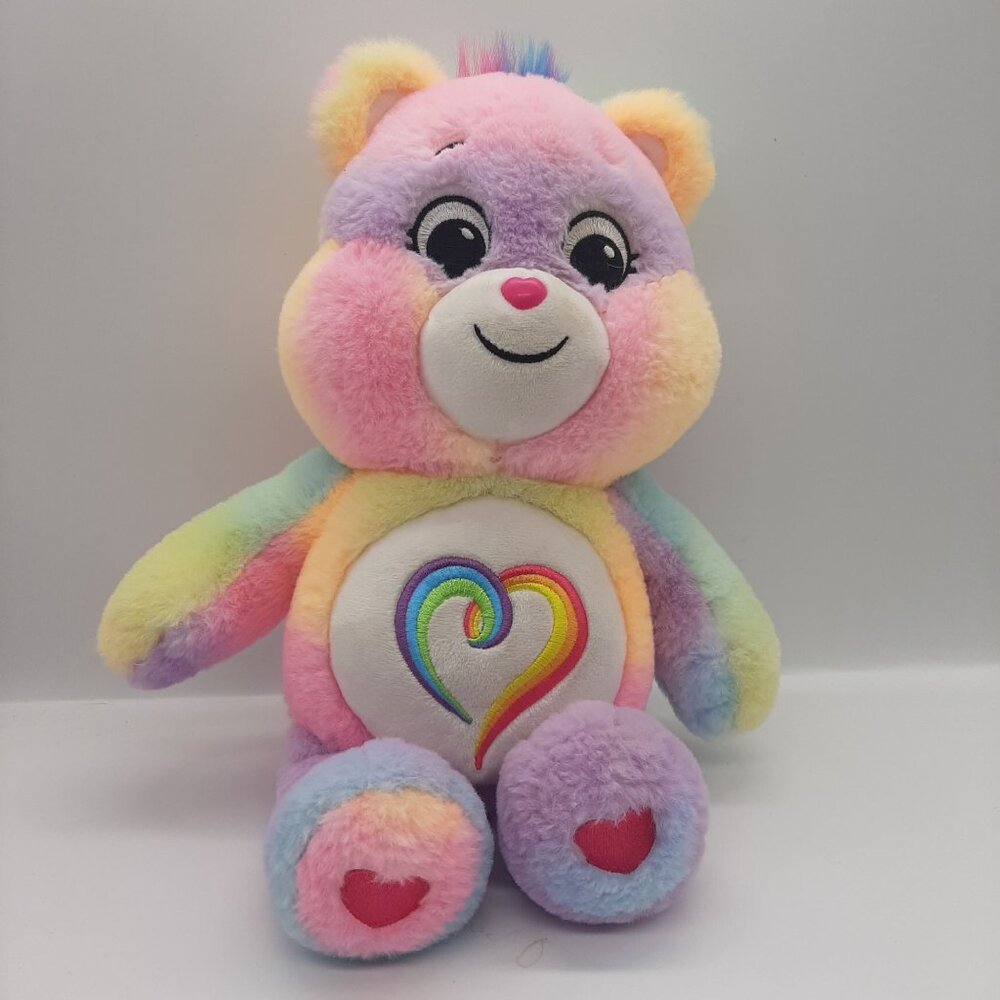 Care Bears 2021 Togetherness Bear Plush Toy 14" By Basic Fun Inc